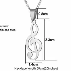 Akyol - Muzieknoot Ketting - Muzieknoot Hanger Aan Ketting - Geluksketting - Make Music – Zilver Treble 9 Akyol - Muzieknoot Ketting - Muzieknoot Hanger Aan Ketting - Geluksketting - Make Music – Zilver Treble -JACK & JONES JUNIOR winkel 550x482 1