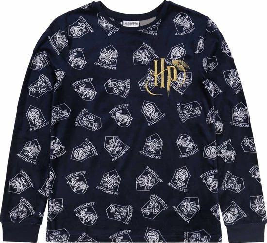 Harry Potter - Velours Pyjama Voor Jongens Met Lange Mouwen, Marineblauw / 134-140 5 Harry Potter - Velours Pyjama Voor Jongens Met Lange Mouwen, Marineblauw / 134-140 - Afbeelding 3