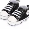 Completebabyuitzet Baby Schoenen - Pasgeboren Babyschoenen - Eerste Baby Schoentjes 6-12 Maanden - Zachte Zool Antislip - Baby Slofjes 12cm - Zwart -JACK & JONES JUNIOR winkel 550x507