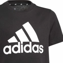Adidas T-shirt - Unisex - Zwart/wit -JACK & JONES JUNIOR winkel 550x520 1