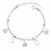 Armband Meisje- Zilver 925 Sterling- 2 Laags Hartjes Roze Wit- Kind- LiLaLove 2 Armband Meisje- Zilver 925 Sterling- 2 Laags Hartjes Roze Wit- Kind- LiLaLove -JACK & JONES JUNIOR winkel 550x520