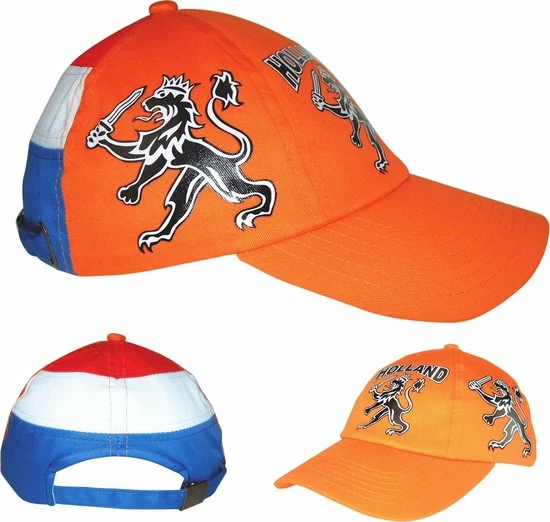 Burco Holland Luxe Kinder Sandwich Cap - 6 Panel Oranje Baseball Cap Met De Nederlandse Leeuw Erop Gedrukt. Baseballcap 3 Burco Holland Luxe Kinder Sandwich Cap - 6 Panel Oranje Baseball Cap Met De Nederlandse Leeuw Erop Gedrukt. Baseballcap