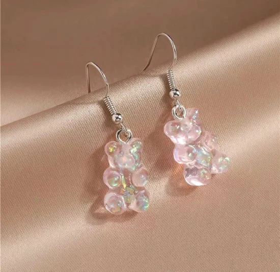 Akyol Gummy Bear Oorbellen | Beertje | Cadeau | Sieraad | Gummy Bear | Bear | Sieraad Voor Meisje | Gummy Beer | Gummy Beer Oorbellen| 3 Akyol Gummy Bear Oorbellen | Beertje | Cadeau | Sieraad | Gummy Bear | Bear | Sieraad Voor Meisje | Gummy Beer | Gummy Beer Oorbellen|