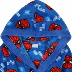 Alternative view of Marvel Comics Spider-man Marvel - Marineblauwe Badjas Voor Jongens, Fleece, OEKO-TEX / 116-128