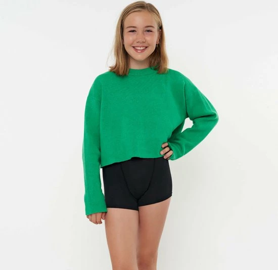 Moodies Period Undies Moodies Undies - Menstruatie Ondergoed (young) - Bamboe Boyshort - Heavy/overnight Kruisje - Zwart - Maat 164/170 (S) 5 Moodies Period Undies Moodies Undies - Menstruatie Ondergoed (young) - Bamboe Boyshort - Heavy/overnight Kruisje - Zwart - Maat 164/170 (S) - Afbeelding 3