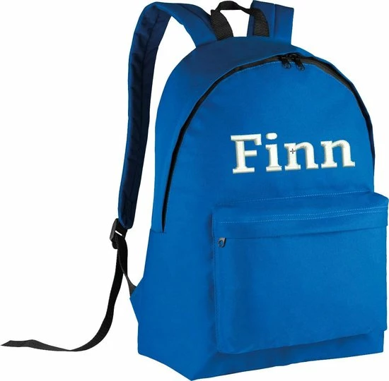 Ki-Mood Schooltas Met Naam Royal Blue| Geborduurd | 16 Verschillende Kleuren | Gepersonaliseerd 3 Ki-Mood Schooltas Met Naam Royal Blue| Geborduurd | 16 Verschillende Kleuren | Gepersonaliseerd