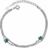 Armband Meisje- Zilver 925 Sterling- 2 Laags Sterretje- Blauw- Kind- LiLaLove -JACK & JONES JUNIOR winkel 550x546 3