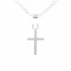Vriendschapshartje Zilveren Kruisje Aan Zilveren Ketting - 925 Zilver Kruis - Ketting 45 Cm 1 Mm -JACK & JONES JUNIOR winkel 550x550 122