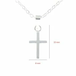 Vriendschapshartje Zilveren Kruisje Aan Zilveren Ketting - 925 Zilver Kruis - Ketting 45 Cm 1 Mm 10 Vriendschapshartje Zilveren Kruisje Aan Zilveren Ketting - 925 Zilver Kruis - Ketting 45 Cm 1 Mm -JACK & JONES JUNIOR winkel 550x550 125