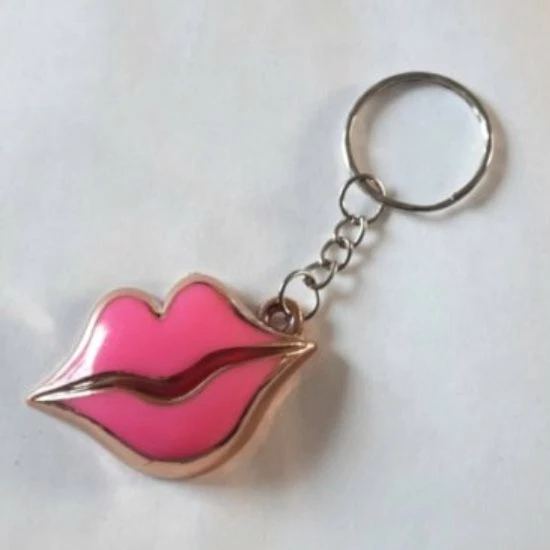 Anouk Michaela Sleutelhanger Kus Lippen | Lightfight | Roze 3 Anouk Michaela Sleutelhanger Kus Lippen | Lightfight | Roze