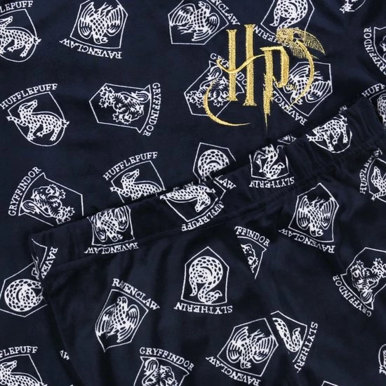 Harry Potter - Velours Pyjama Voor Jongens Met Lange Mouwen, Marineblauw / 134-140 6 Harry Potter - Velours Pyjama Voor Jongens Met Lange Mouwen, Marineblauw / 134-140 - Afbeelding 4