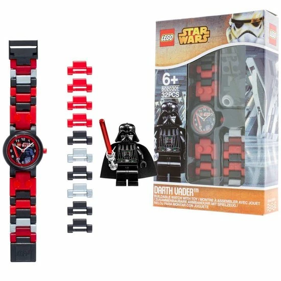 LEGO Star Wars Schakelhorloge Darth Vader Kunststof 8020301 7 LEGO Star Wars Schakelhorloge Darth Vader Kunststof 8020301 - Afbeelding 5