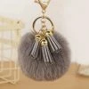 DW4Trading Pompom Sleutelhanger - Fluffy - Bolletje - Taupe / Grijs -JACK & JONES JUNIOR winkel 550x550 254