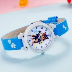 Alternative view of Paw Patrol Kinderhorloge - Horloge Paw Patrol - Horloge Voor Kinderen - Meisjeshorloge / Jongenshorloge - Blauwe Horloge - Leer Klok Kijken - Eerste Horloge - Paw Patrol - Blauw - Leren Klokkijken - Paw Patrol Chase -
