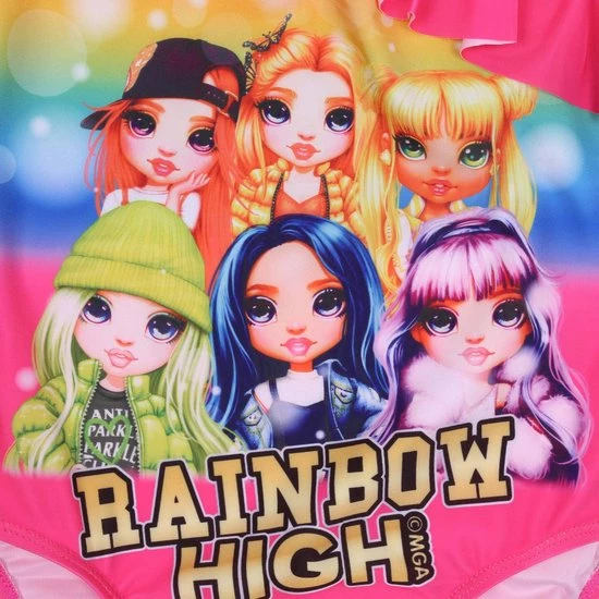 Produkt Roze Meisjesbadpak - Rainbow High / 110-116 4 Produkt Roze Meisjesbadpak - Rainbow High / 110-116 - Afbeelding 2