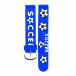 Fashion Favorite Kinder Horloge | Voetbal / Soccer Blauw | 3D Siliconen | Ø 25 Mm -JACK & JONES JUNIOR winkel 550x550 284