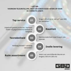 Alternative view of GBG Goods GBG Sneaker Veters 120CM - Grijs - Lichtgrijs - Light Smoke Grey - Smoke Grey - Laces - Platte Veter
