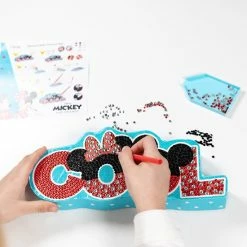 Totum Disney Classics Mickey - Diamond Paint Knutselen - COOL Unisex Sieradendoos, Opbergdoos 30 Cm- Home Deco - Incl. 800 Strass Steentjes - Cadeau Tip Sinterklaas -JACK & JONES JUNIOR winkel 550x550 313