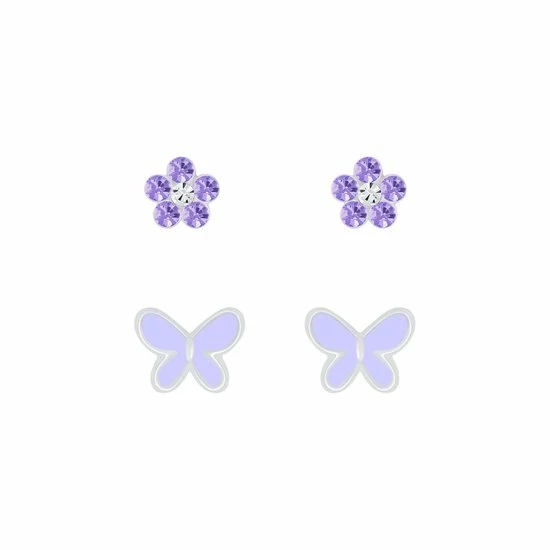 Zilveren Vlinder Bloemen Oorstekers Setje | Oorbellen Meisje | Kinderoorbellen Meisje Zilver | Kindersieraden Meisje Sets Zilver | Zilverana 3 Zilveren Vlinder Bloemen Oorstekers Setje | Oorbellen Meisje | Kinderoorbellen Meisje Zilver | Kindersieraden Meisje Sets Zilver | Zilverana