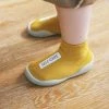 Merkloos Perzique Unisex Baby Schoen, Zachte Rubber Zool - Anti Slip Babyschoen- Geel -JACK & JONES JUNIOR winkel 550x550 320
