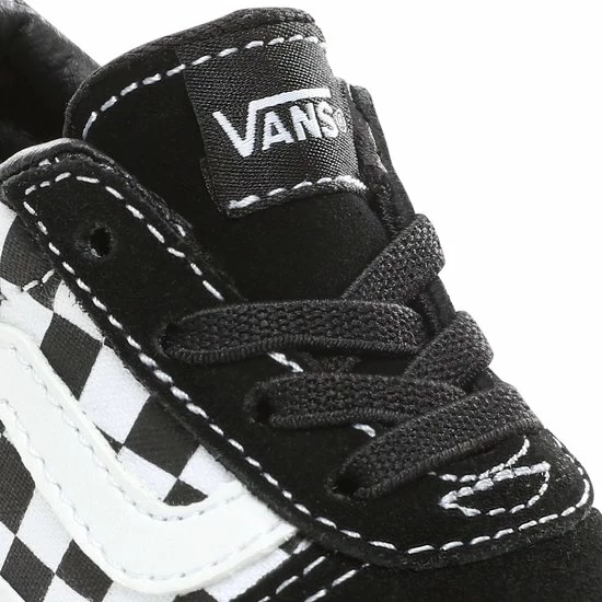 Vans TD Ward Slip-On Checkered Sneakers - Black/True White - Maat 26 10 Vans TD Ward Slip-On Checkered Sneakers - Black/True White - Maat 26 - Afbeelding 8