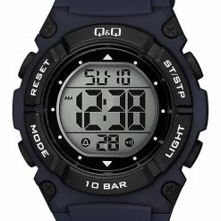 Alternative view of Q&Q-digitaal-Donker Blauw-Kinderhorloge-Waterdicht-Zwemmen/Sporten-Alarm-Stopwatch-Backlight.