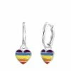Zilveren Oorringen Met Hanger Hart Regenboog K3 2 Zilveren Oorringen Met Hanger Hart Regenboog K3 -JACK & JONES JUNIOR winkel 550x550 79