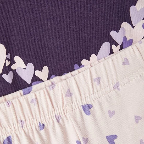 NAME IT NKFNIGHTSET PURPLE HEART NOOS Meisjes Nacht Setje - Maat 122/128 6 NAME IT NKFNIGHTSET PURPLE HEART NOOS Meisjes Nacht Setje - Maat 122/128 - Afbeelding 4
