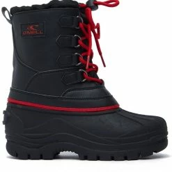 O'Neill O Neill Nigei Snowboots / Sneeuwlaarzen - Zwart/Rood Kinderen - Maat 39