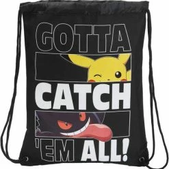 Pokémon Pokemon Pikachu - Gymtas / Zwemtas 44 Cm - Incl. Vak Met Rits - Top Kwaliteit!