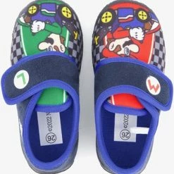 Super Mario Mario Kinder Pantoffels - Zwart - Maat 28 - Sloffen -JACK & JONES JUNIOR winkel 550x569 1