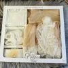Merkloos Baby Jurk -luxe Feestjurk-doopjurk - Doopkleding -organza Jurk-Frans Borduurwerk-schoentjes- Pasgeboren-new Born-baby Geschenkset- Vintage Jurk Met Tule-lichtbruin Creme Kleur-maat 56/62 -JACK & JONES JUNIOR winkel 550x573 1
