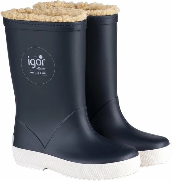 Igor - Regenlaarzen Voor Kinderen - Splash Nautico Borreguito - Marineblauw - Maat 28EU 3 Igor - Regenlaarzen Voor Kinderen - Splash Nautico Borreguito - Marineblauw - Maat 28EU