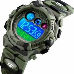 Alternative view of SKMEI Kinderhorloge – Chronograaf – Waterdicht – Sports Watch Kids – Army Green