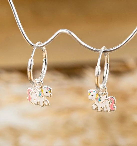 KAYA Sieraden | Kinderoorbellen Oorringen 'Unicorn' | Pastel 6 KAYA Sieraden | Kinderoorbellen Oorringen 'Unicorn' | Pastel - Afbeelding 4