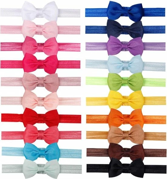 JillyBee - Haarband - Haarbandjes - Haarbanden - Multicolor - 20stuks 3 JillyBee - Haarband - Haarbandjes - Haarbanden - Multicolor - 20stuks