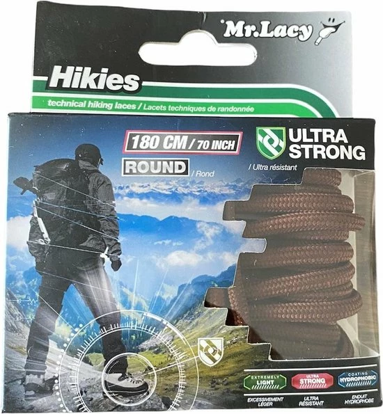 Mr. Lacy Schoenveters Hikies Rond Bruin 180cm Lang En 4mm Dik - Extra Sterk - Rond 3 Mr. Lacy Schoenveters Hikies Rond Bruin 180cm Lang En 4mm Dik - Extra Sterk - Rond