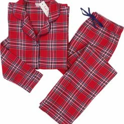 La V La-V Flanel Pyjama Set Voor Meisjes Met Geruit Patroon Rood 152-158 7 La V La-V Flanel Pyjama Set Voor Meisjes Met Geruit Patroon Rood 152-158 -JACK & JONES JUNIOR winkel 550x597 6