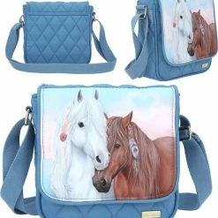 Depesche Miss Melody Schoudertas BLUE QUILT