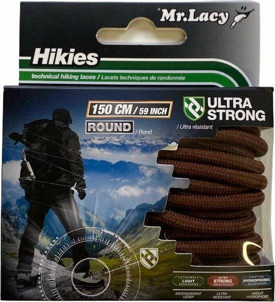 Mr. Lacy Schoenveters Hikies Rond Donker Bruin 150cm Lang En 4mm Dik - Extra Sterk - Rond 3 Mr. Lacy Schoenveters Hikies Rond Donker Bruin 150cm Lang En 4mm Dik - Extra Sterk - Rond