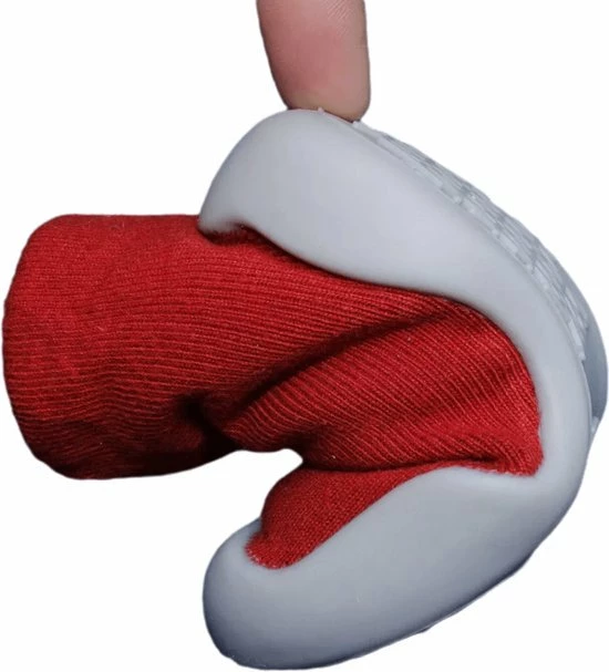 WUNO Antislip Baby Schoentjes - Maat 24,5 - 18-24 Maanden - 14 Cm - Rood 5 WUNO Antislip Baby Schoentjes - Maat 24,5 - 18-24 Maanden - 14 Cm - Rood - Afbeelding 3