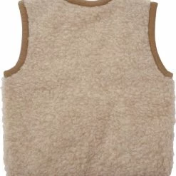 Alwero Unisex Gilet "Alpen Junior 100% Wol" Beige - Maat 116/122 -JACK & JONES JUNIOR winkel 550x607 2