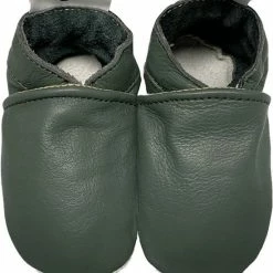BabySteps Babyslofjes Plain Green Maat 20/21