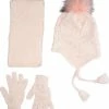 Kitti 3-Delig Winter Set | Muts (Beanie) Met Fleecevoering - Sjaal - Handschoenen | 4-8 Jaar Meisjes | Diamant-01 (K2170-01) -JACK & JONES JUNIOR winkel 550x620