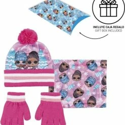 L.o.l. Surprise! Winterset Meisjes Acryl Roze 3-delig One-size