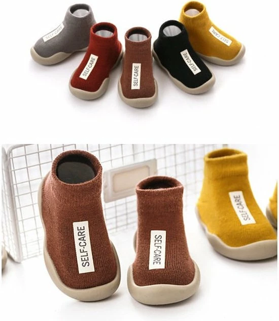 Selfcare Baby Eerste Schoen | Anti Slip Babyschoen | Zachte Rubber Zool | 14.5 Cm - Zwart 13 Selfcare Baby Eerste Schoen | Anti Slip Babyschoen | Zachte Rubber Zool | 14.5 Cm - Zwart - Afbeelding 11