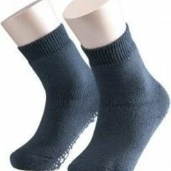 Alternative view of FALKE Catspads Slofsokken Voor Meisjes En Jongens Comforabel Dik Mid-rise Zonder Motief Met Noppen Winter Ondoorzichtig Warm Thermisch Katoen Merino Wol Blauw Kinderen Sokken - Maat 31-34