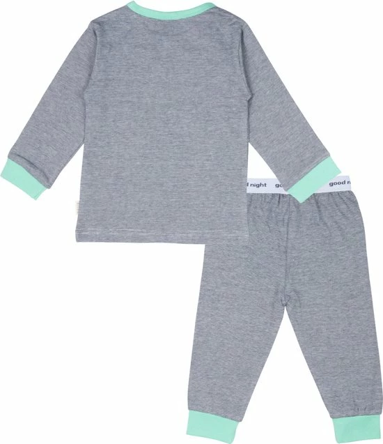 Nijntje Blue/Green Gestreept Pyjama Maat 74/80 2021301 4 Nijntje Blue/Green Gestreept Pyjama Maat 74/80 2021301 - Afbeelding 2
