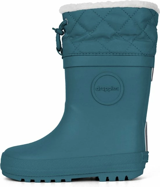 Druppies Regenlaarzen Gevoerd - Winter Boot - Petrol - Maat 30 3 Druppies Regenlaarzen Gevoerd - Winter Boot - Petrol - Maat 30