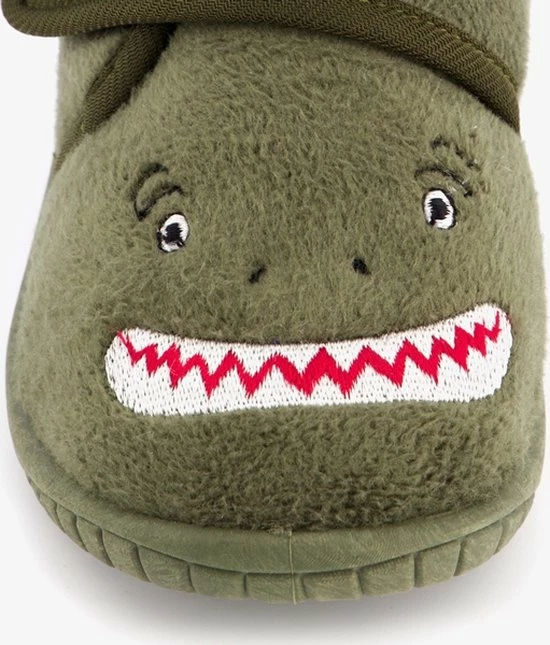 Thu!s Kinder Pantoffels Monster - Groen - Maat 29 - Sloffen 8 Thu!s Kinder Pantoffels Monster - Groen - Maat 29 - Sloffen - Afbeelding 6